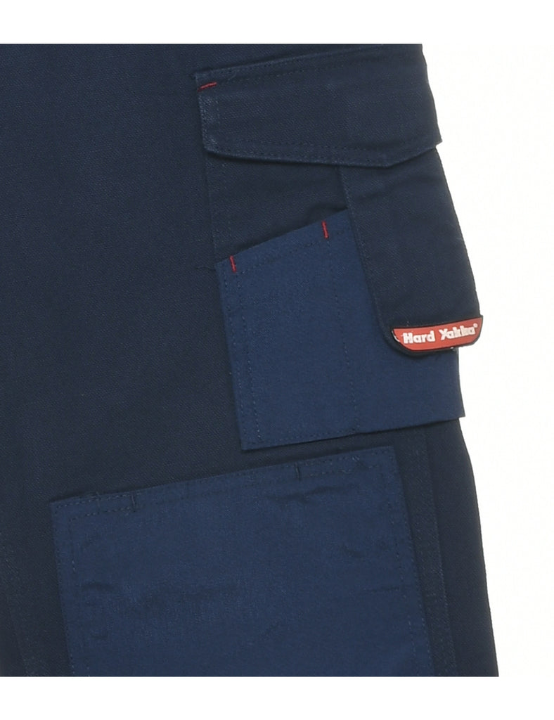 Navy Workwear Trousers - W27 L30