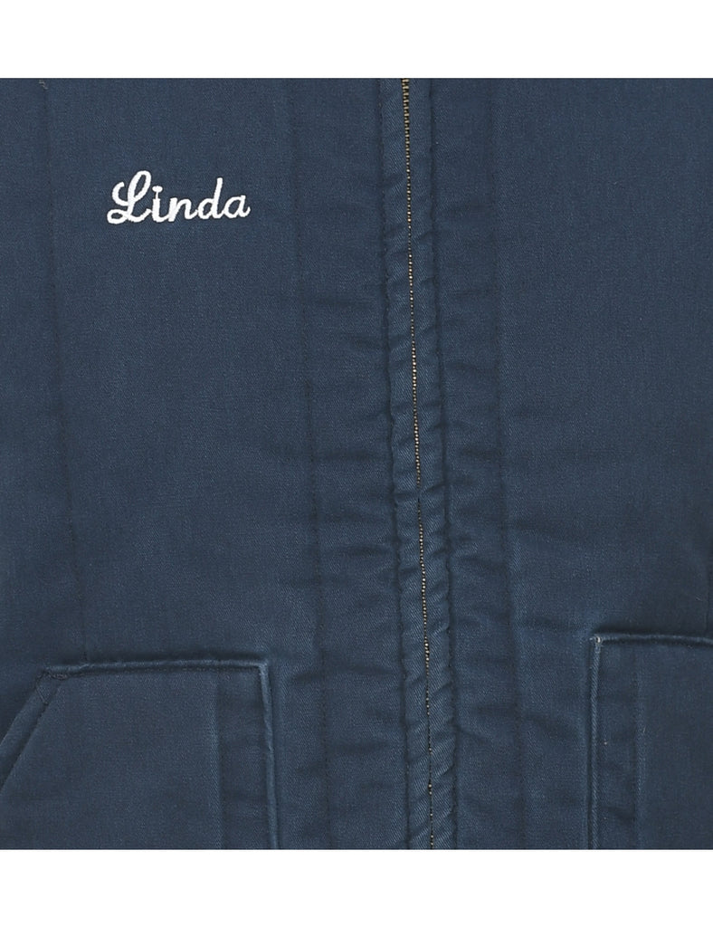 Navy Workwear Waistcoat - M