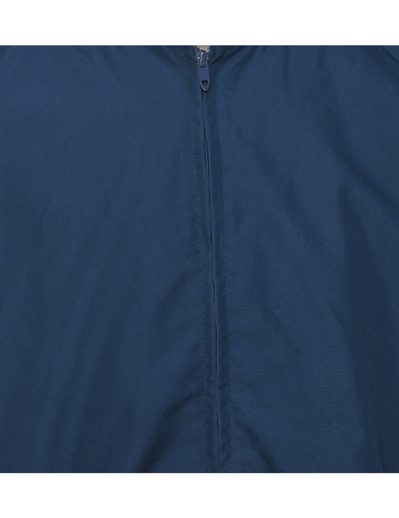 Navy Zip-Front Jacket  - XL