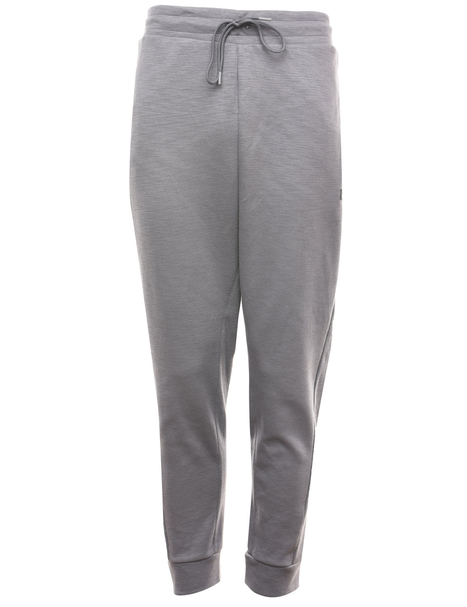 Nike jogging bottoms grey sales