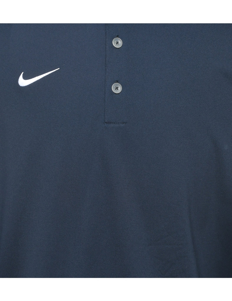 Nike Navy Polo T-shirt - L