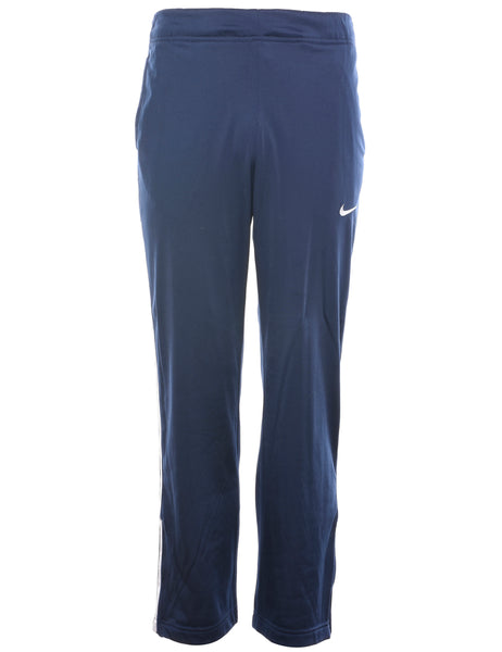 mens navy nike tracksuit bottoms
