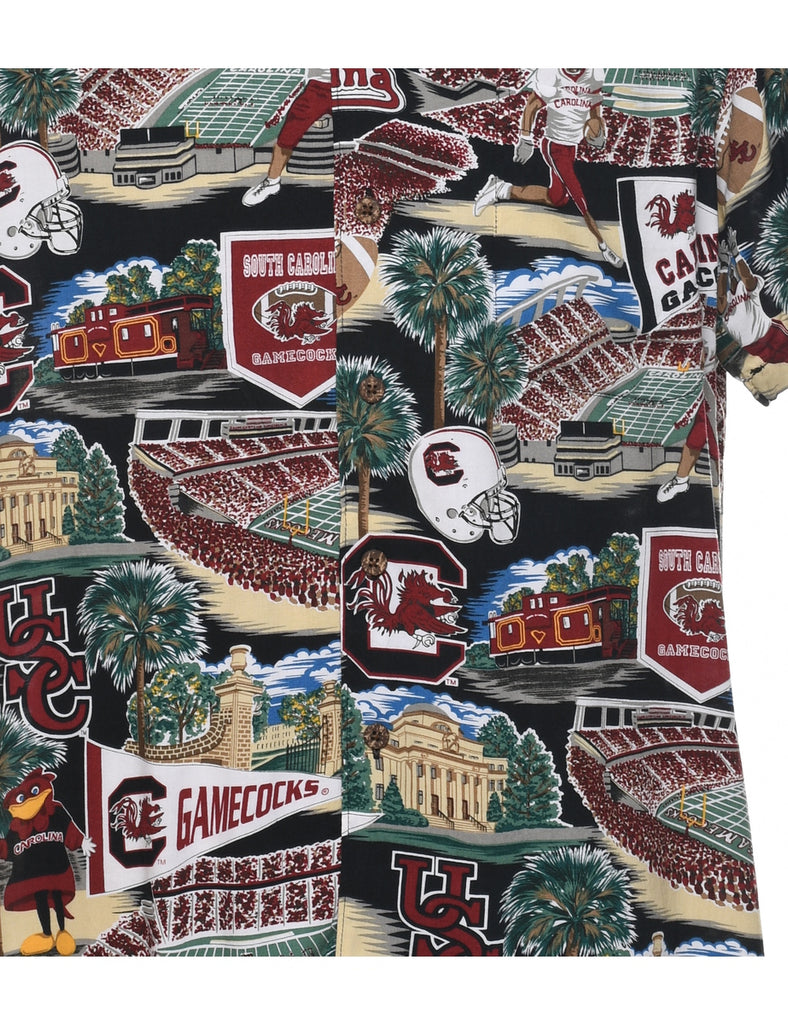 Novelty Print  Hawaiian Shirt - L