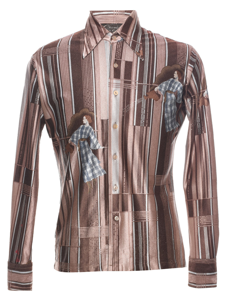 Novelty Print  Shirt - M