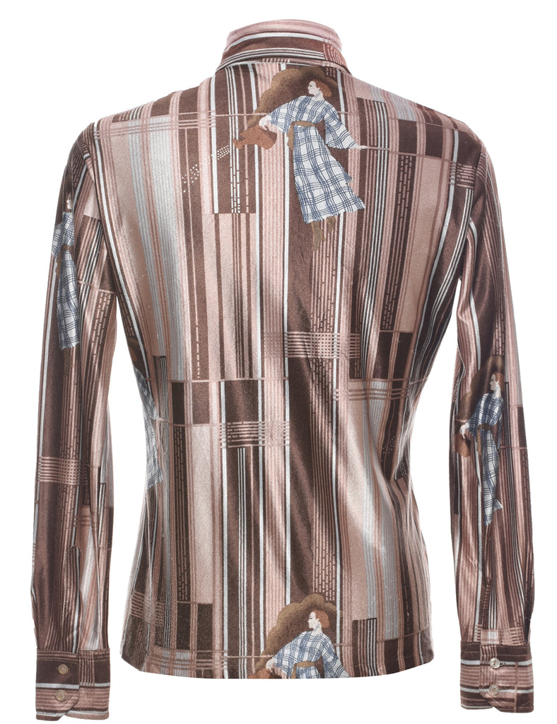 Novelty Print  Shirt - M