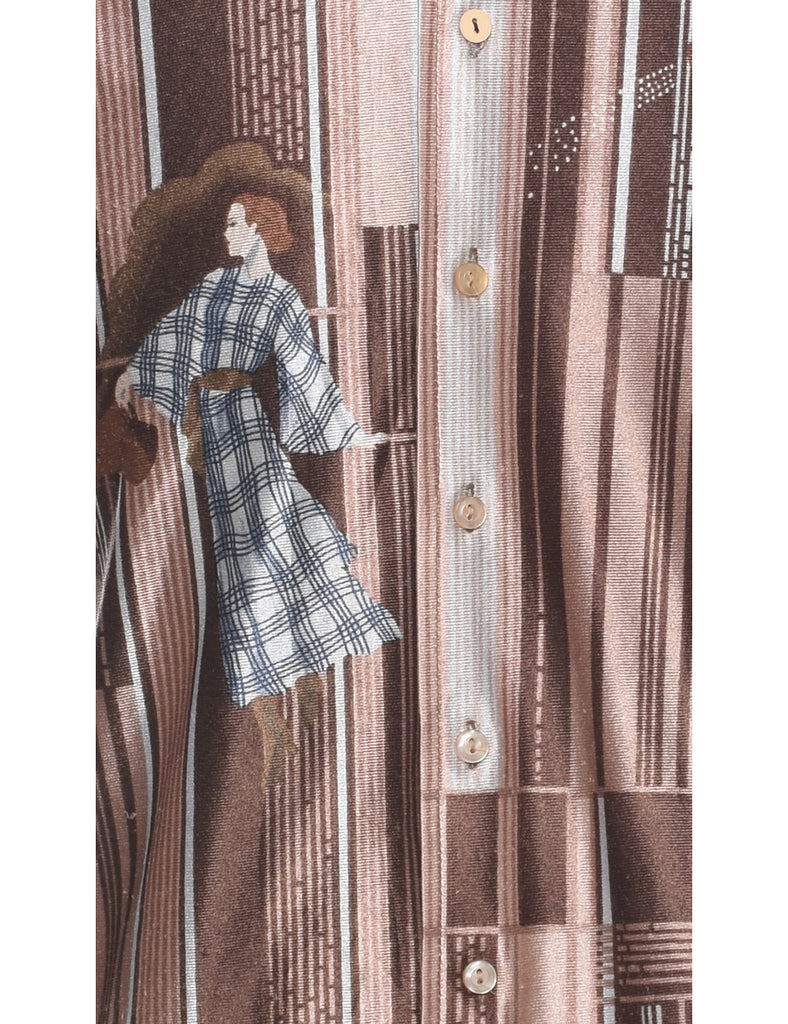 Novelty Print  Shirt - M