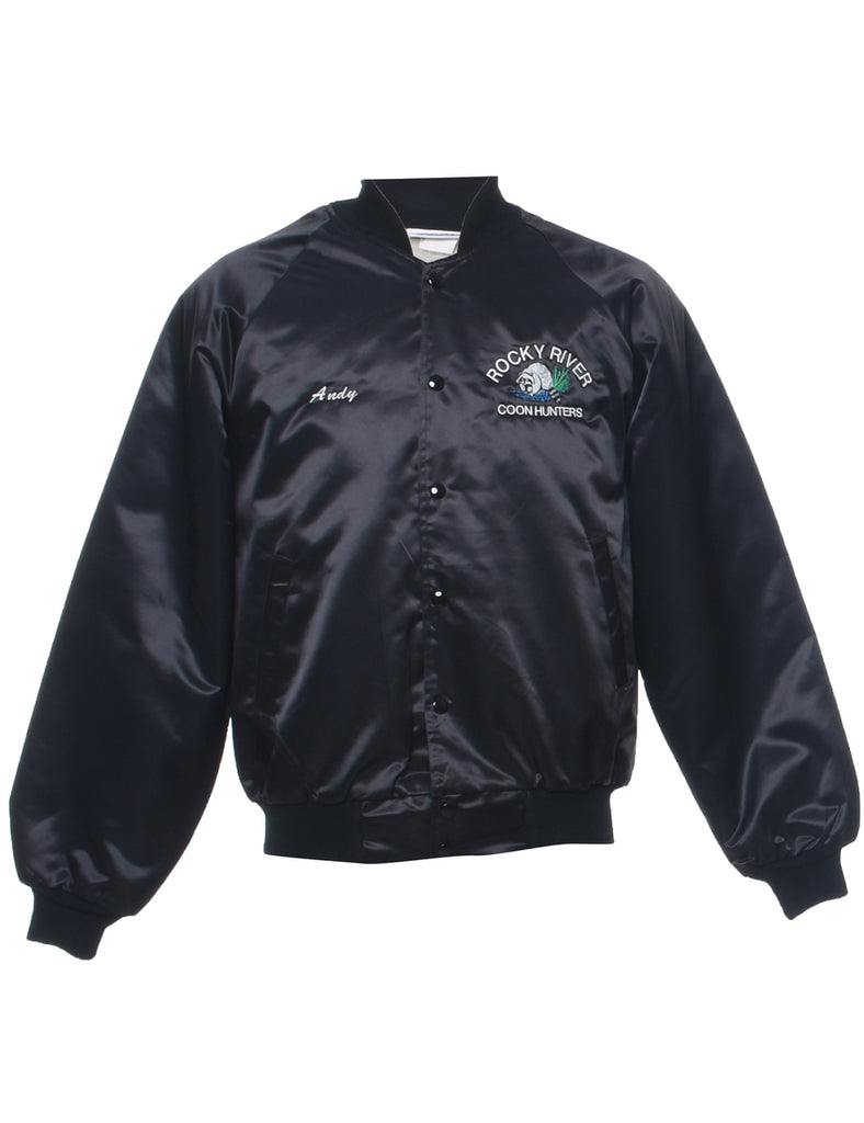 Nylon Bomber Jacket - L