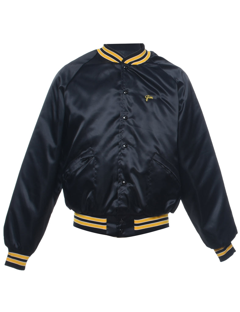 Nylon Bomber Jacket - L