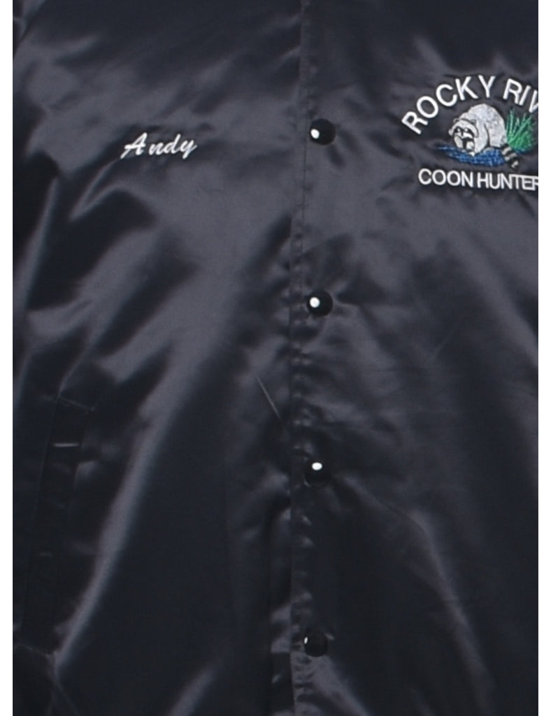 Nylon Bomber Jacket - L