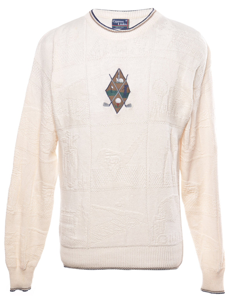 Off White Jumper - M