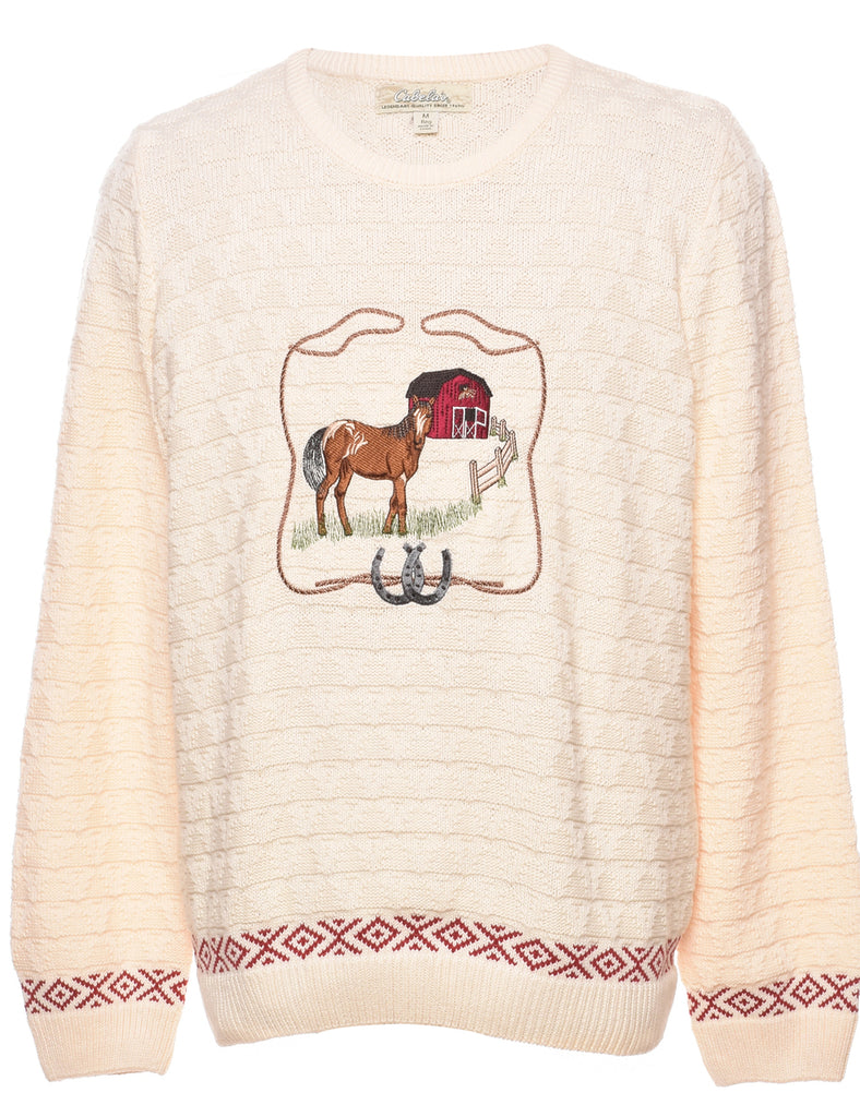 Off White Jumper - M