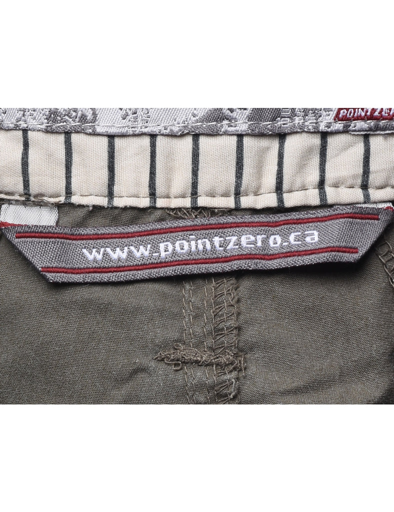 Olive Green Cargo Pants - W33 L32
