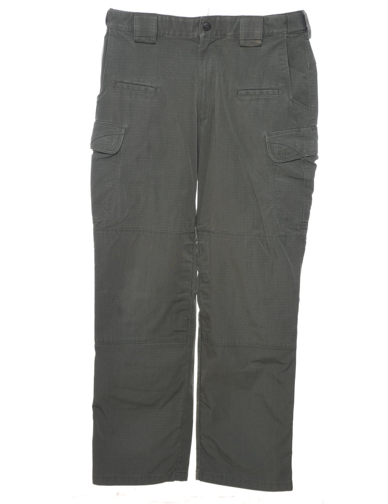 Olive Green Cargo Trousers - W34 L31
