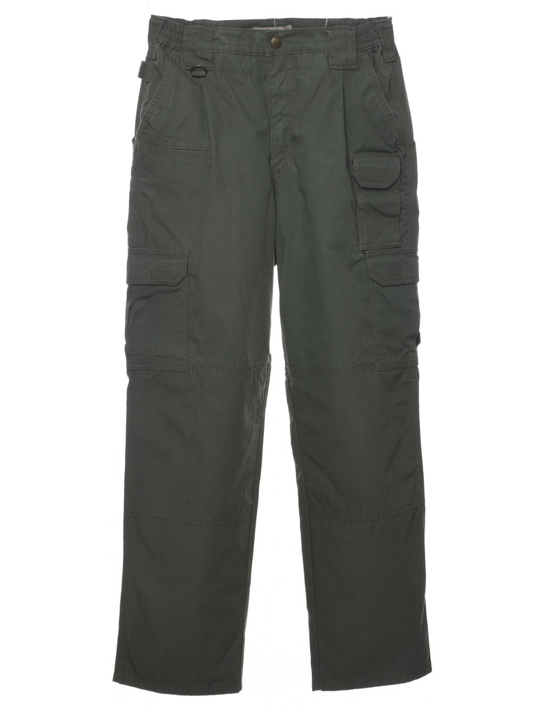 Olive Green Cargo Trousers - W32 L30