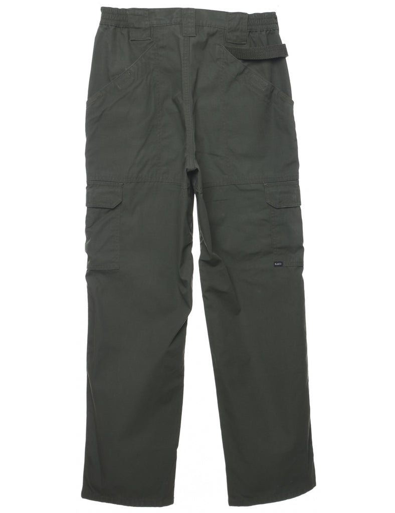 Olive Green Cargo Trousers - W32 L30