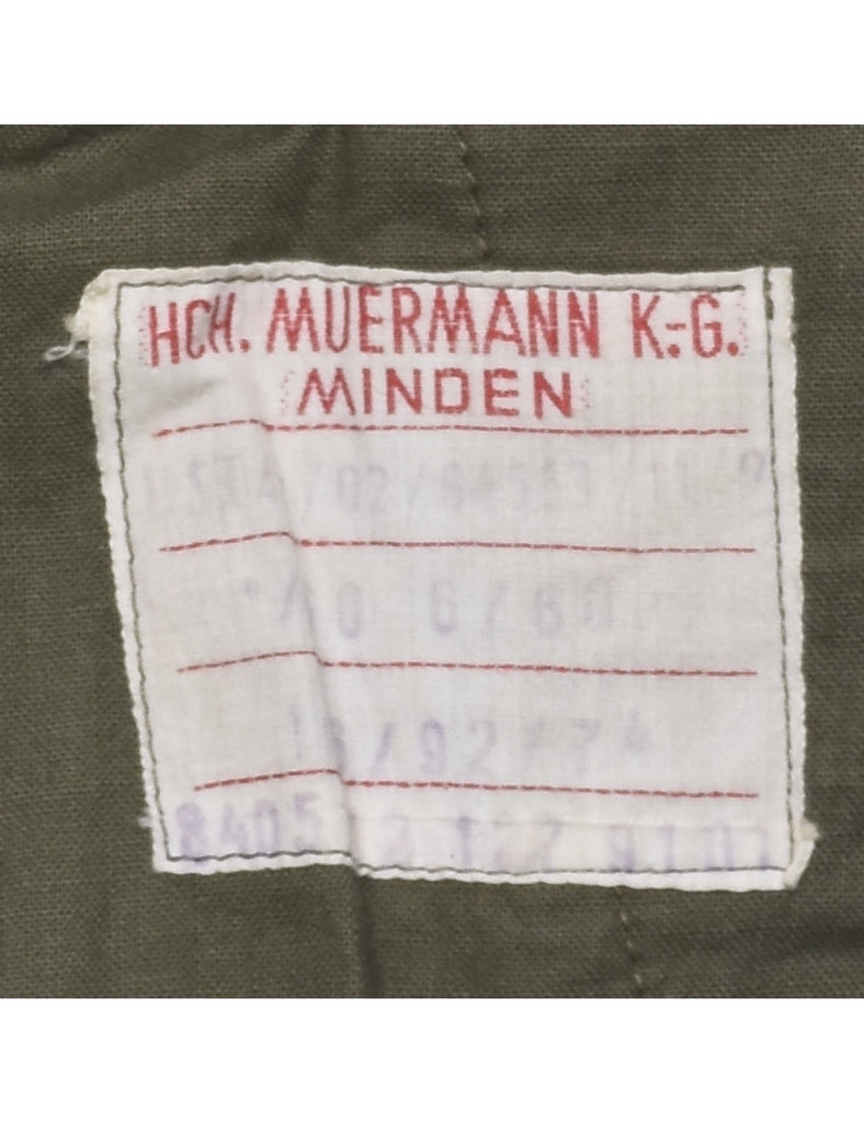 Olive Green Cargo Trousers - W35 L29