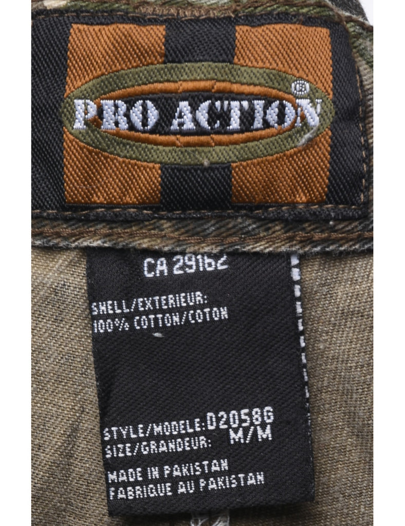 Olive Green Cargo Trousers - W31 L30