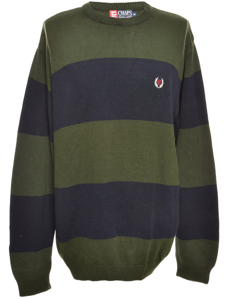 Olive Green Chaps Jumper - M