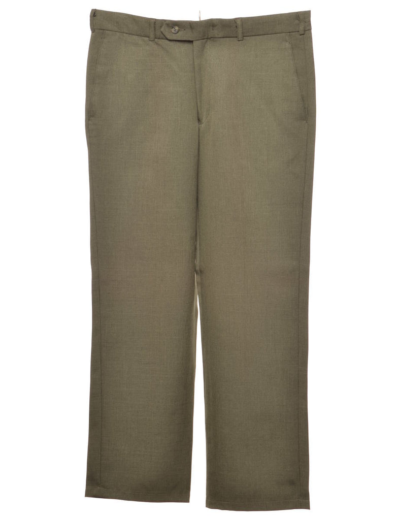 Olive Green Classic Trousers - W36 L31