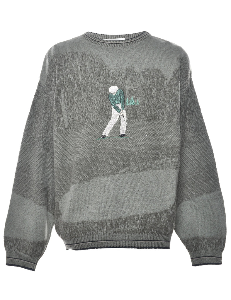 Olive Green Jumper - XL