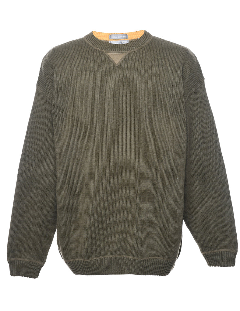 Olive Green Jumper - M