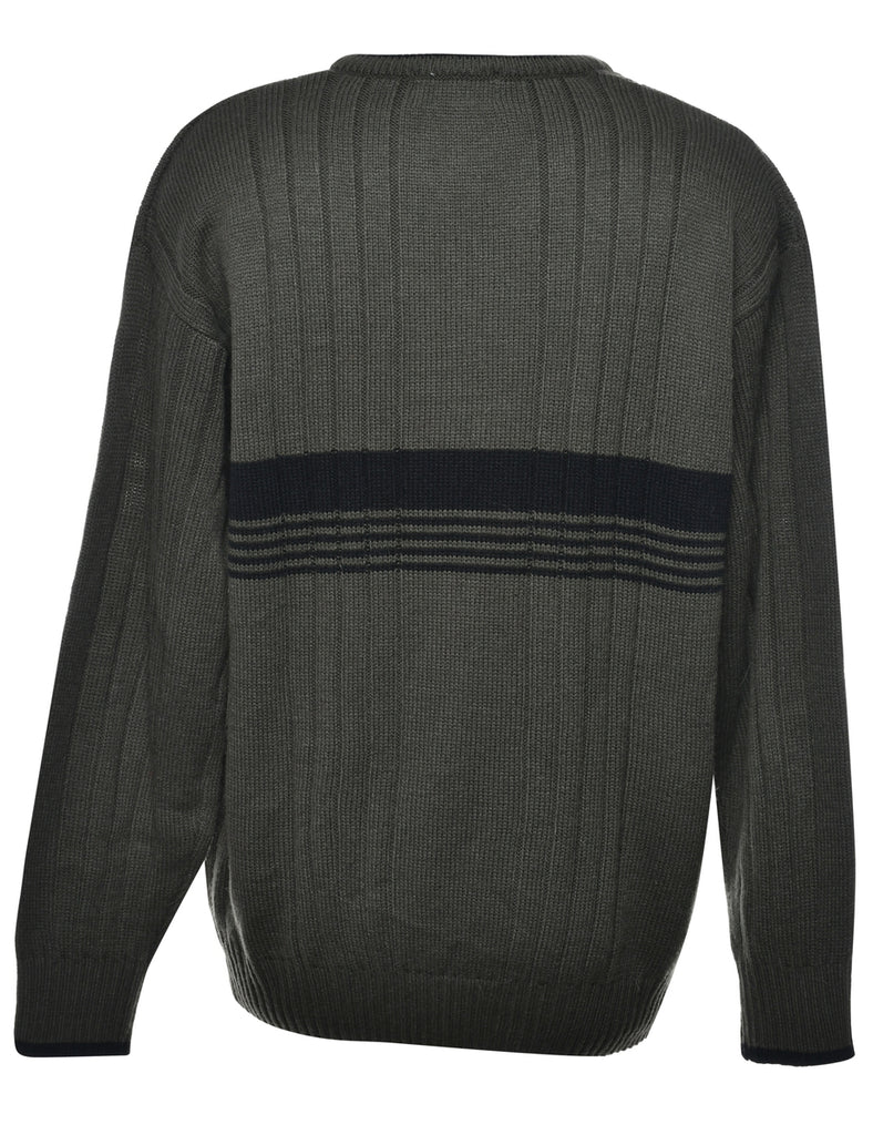 Olive Green Jumper - L