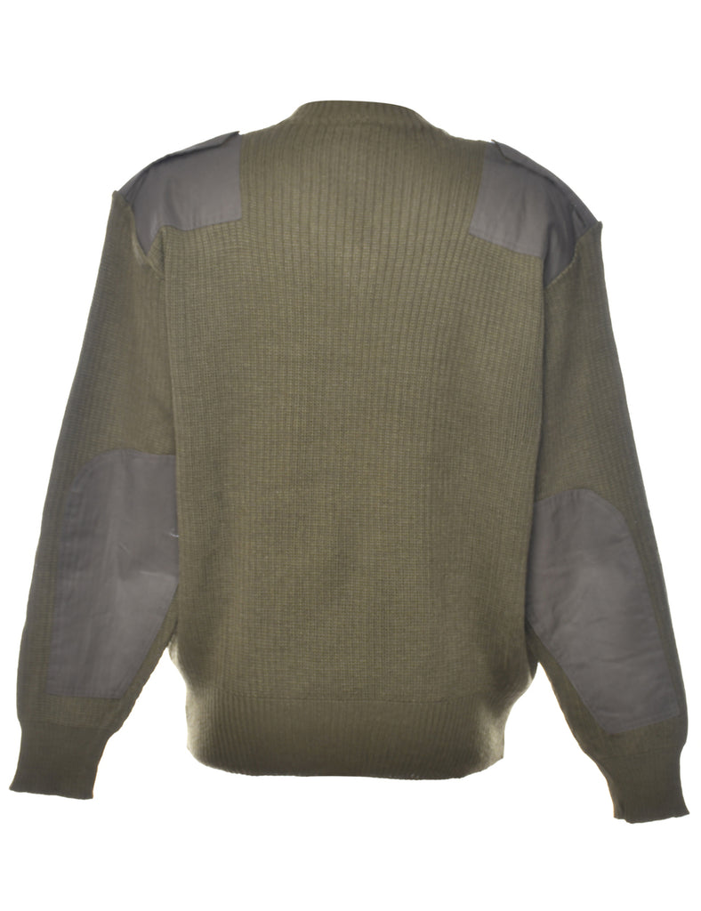 Olive Green Jumper - L