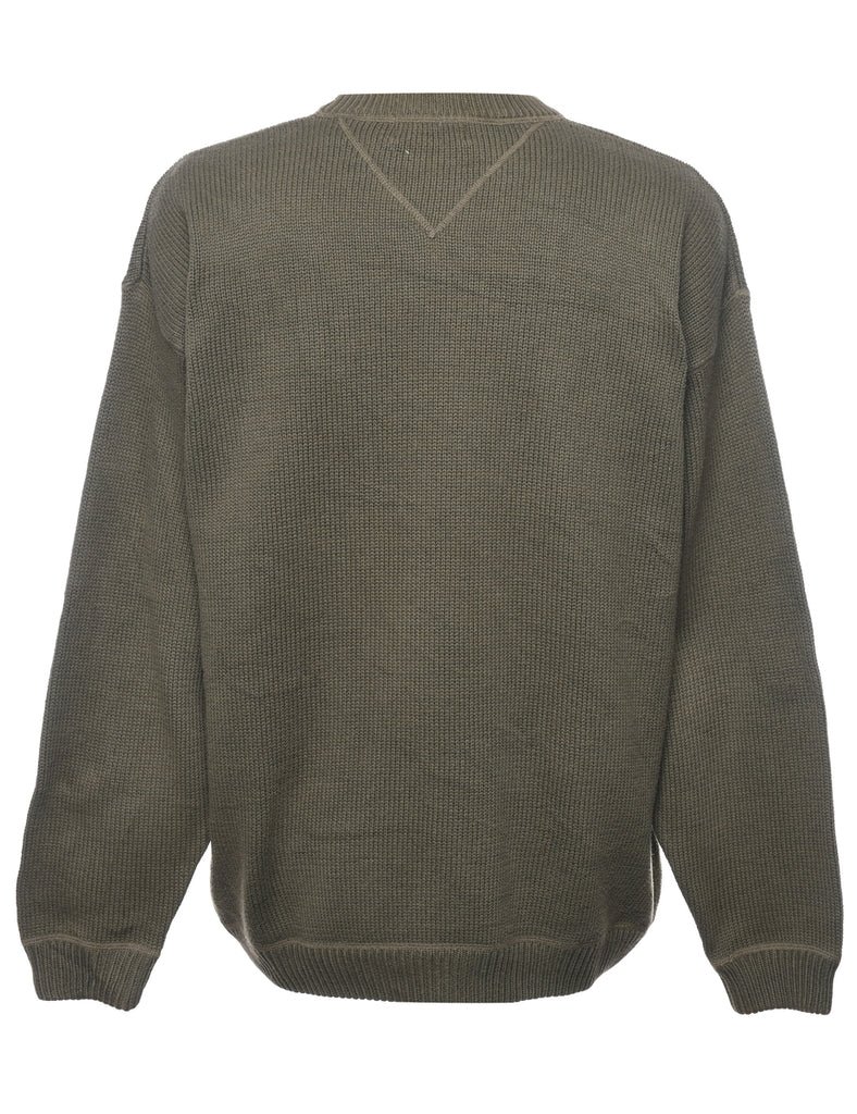 Olive Green Jumper - M