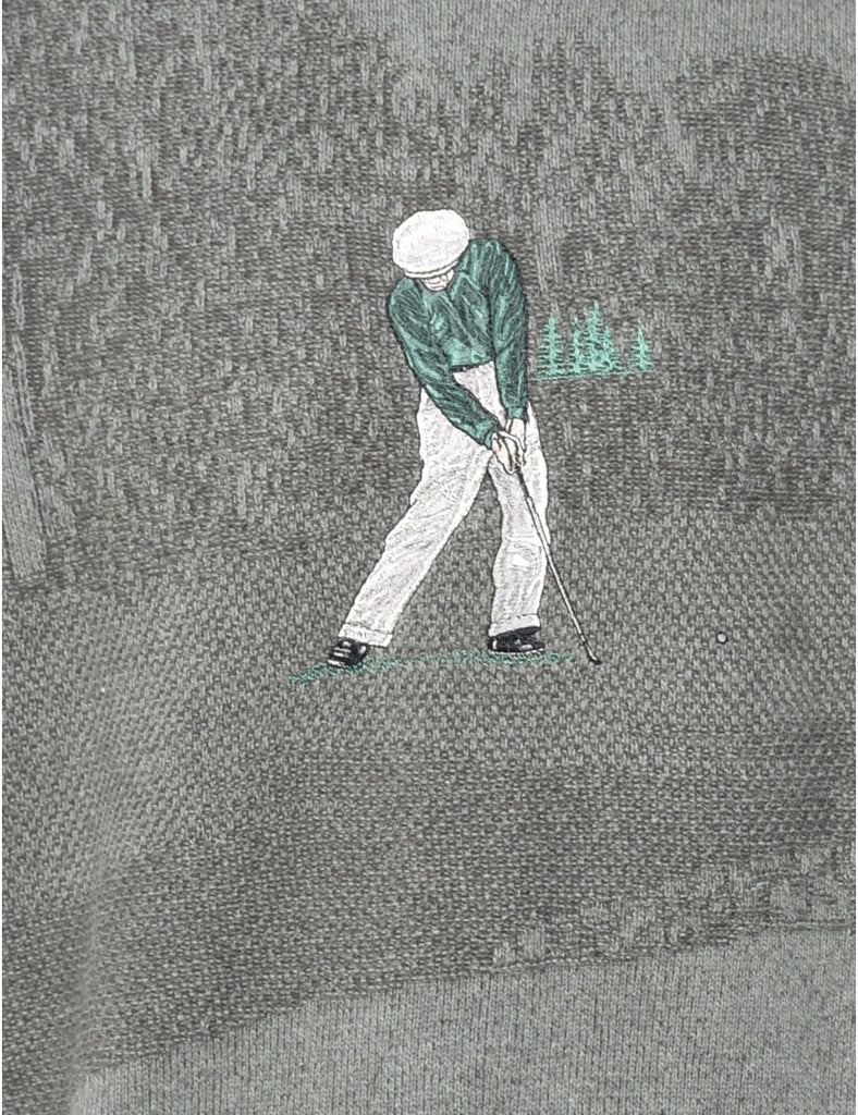 Olive Green Jumper - XL