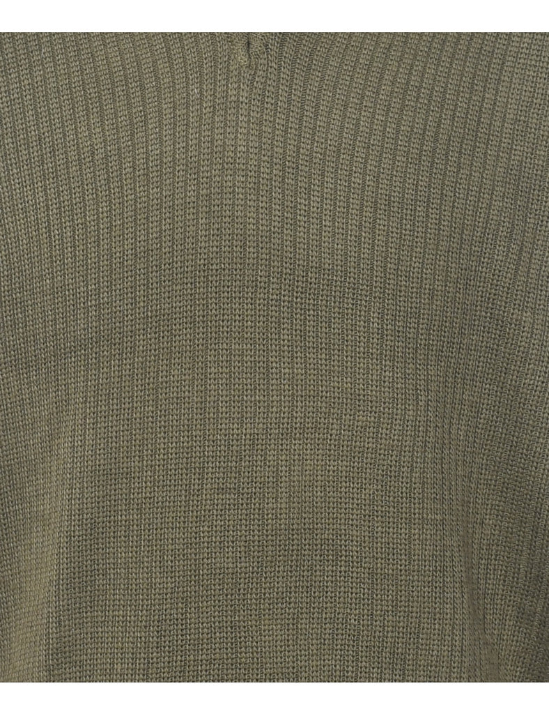 Olive Green Jumper - L