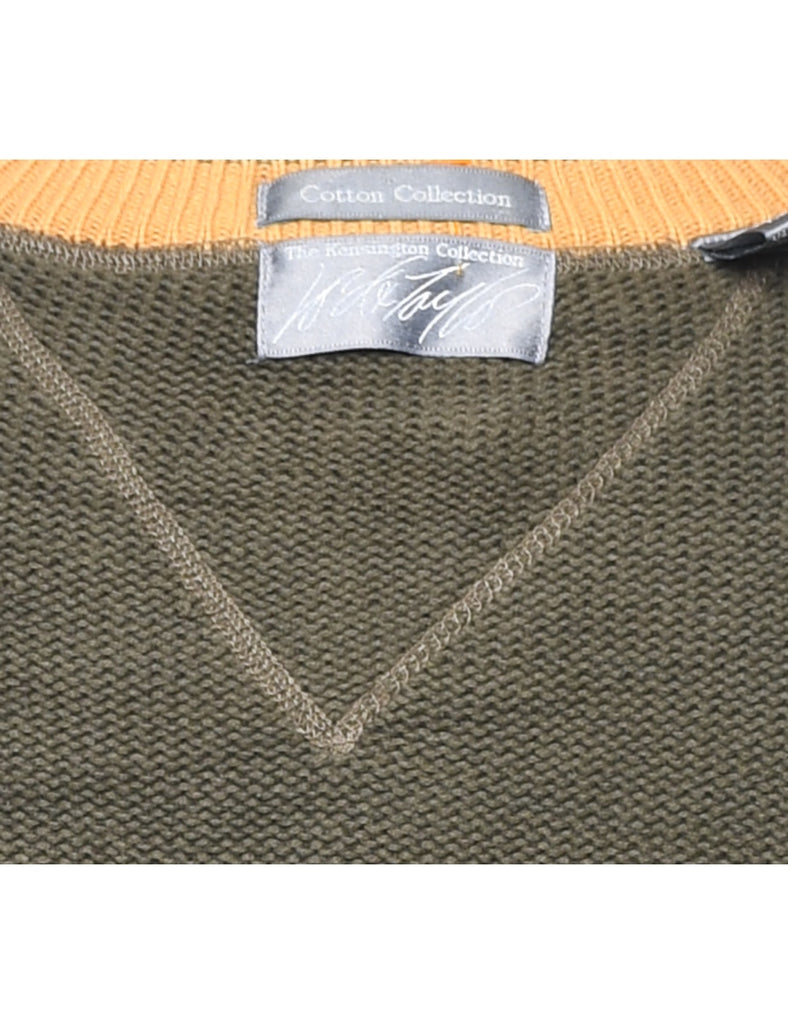 Olive Green Jumper - M