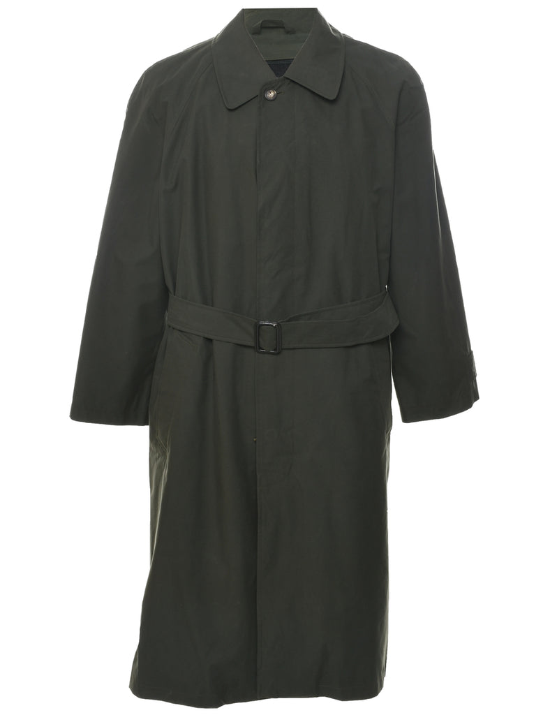 Olive Green Trench Coat - M