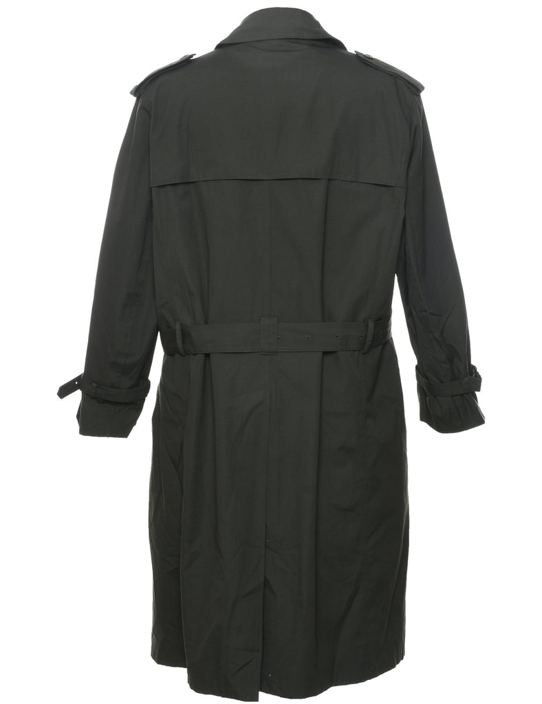 Olive Green Trench Coat - XL
