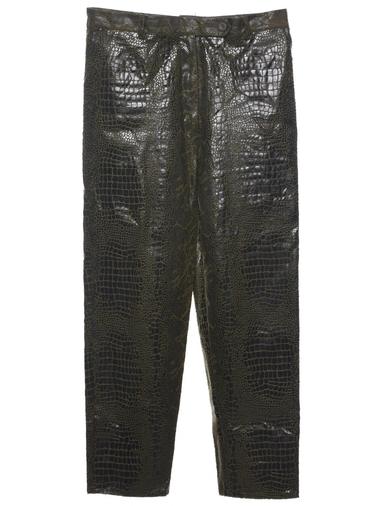 Olive Green Trousers - W34 L28