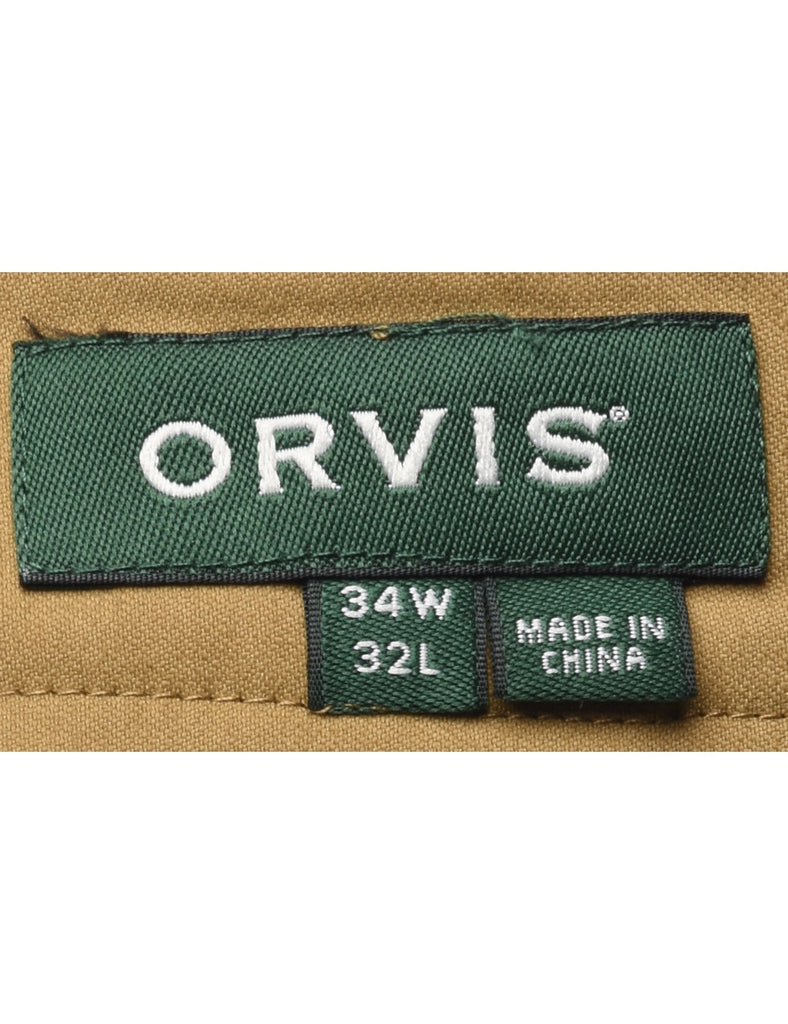 Olive Green Trousers - W34 L32