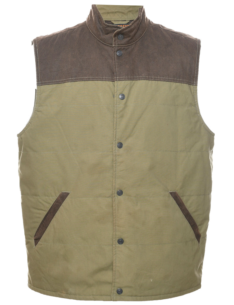 Olive Green Waistcoat - L