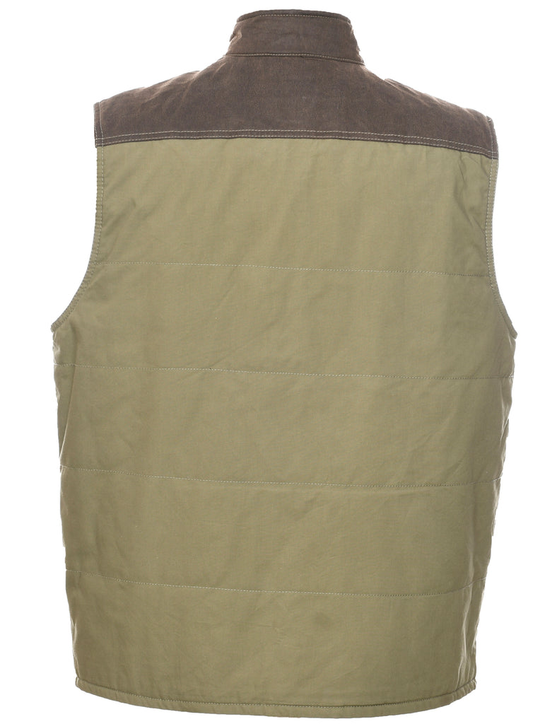 Olive Green Waistcoat - L