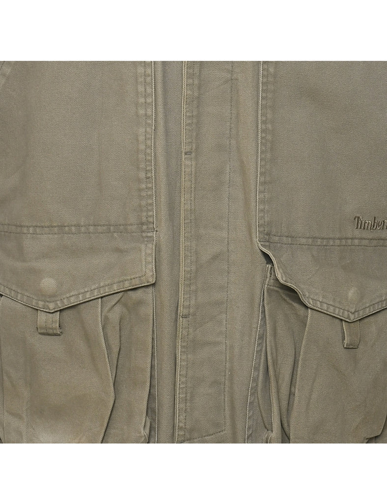 Olive Green Workwear Barn Jacket - M