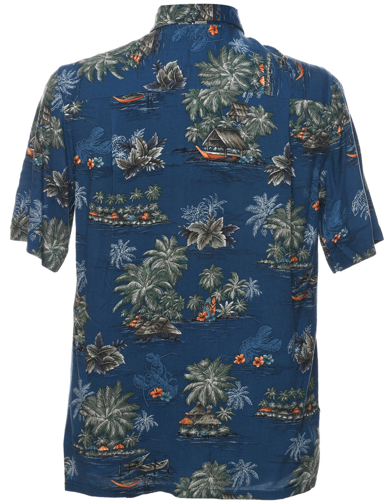 Pacific Islander Hut Hawaiian Shirt - S