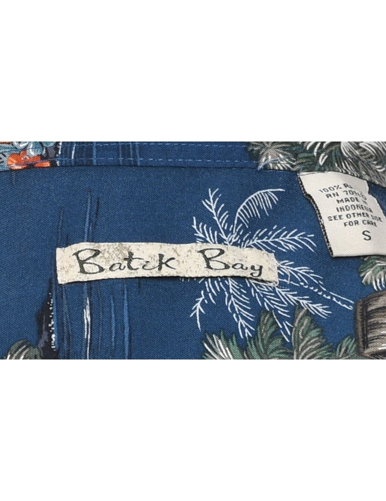 Pacific Islander Hut Hawaiian Shirt - S