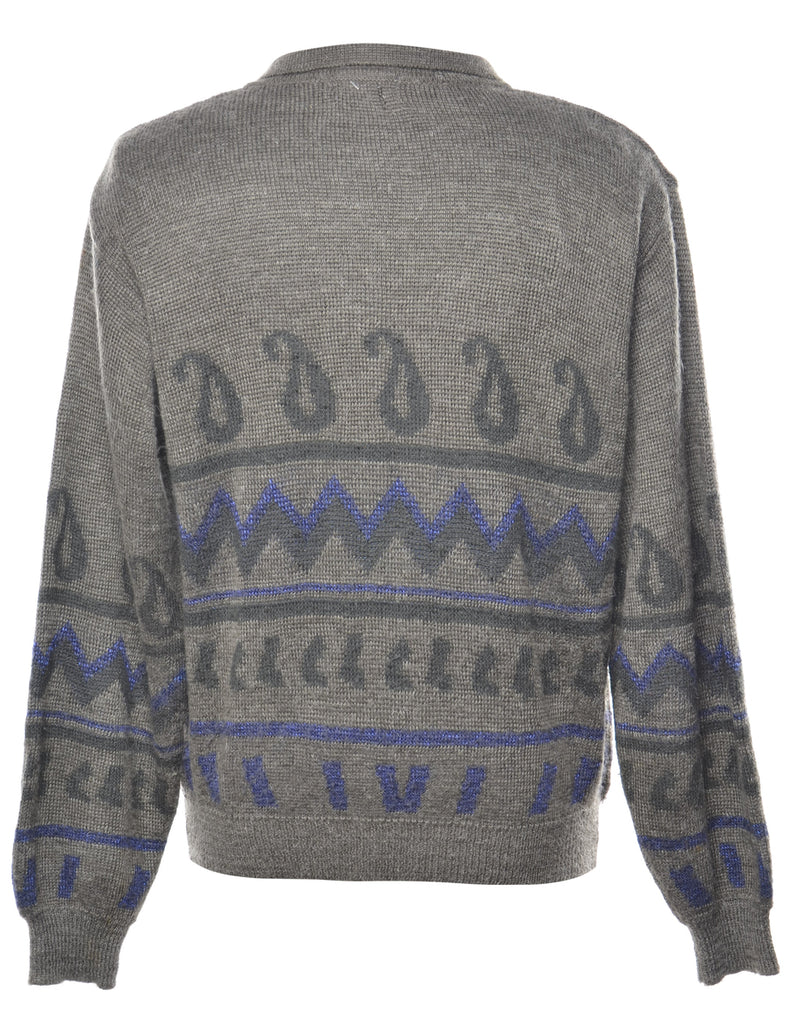 Paisley Pattern Jumper - M