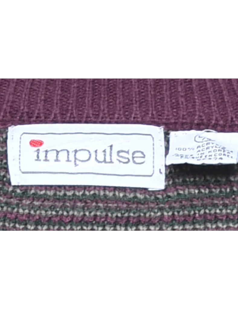 Paisley Pattern Jumper - L