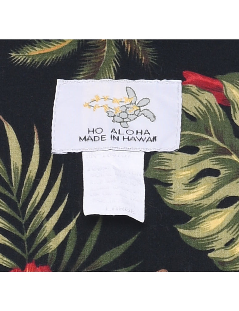Parrot Pineapple Multi-colour Hawaiian Shirt - L