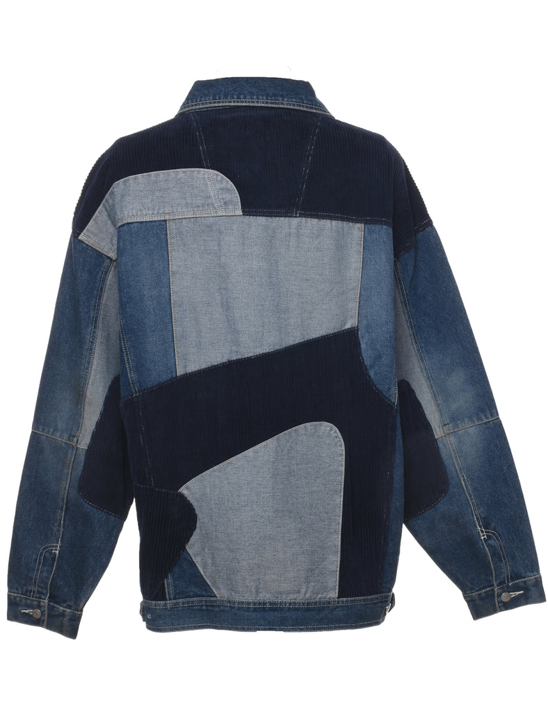 Patchwork Denim Jacket - XXL