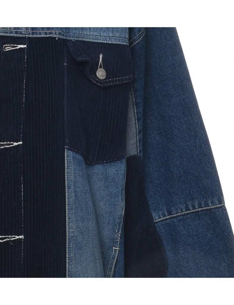 Patchwork Denim Jacket - XXL