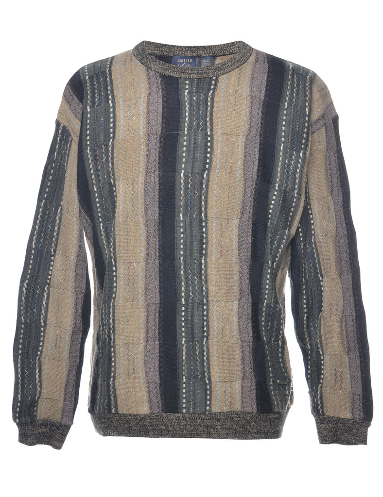Patterned Jantzen Jumper - L