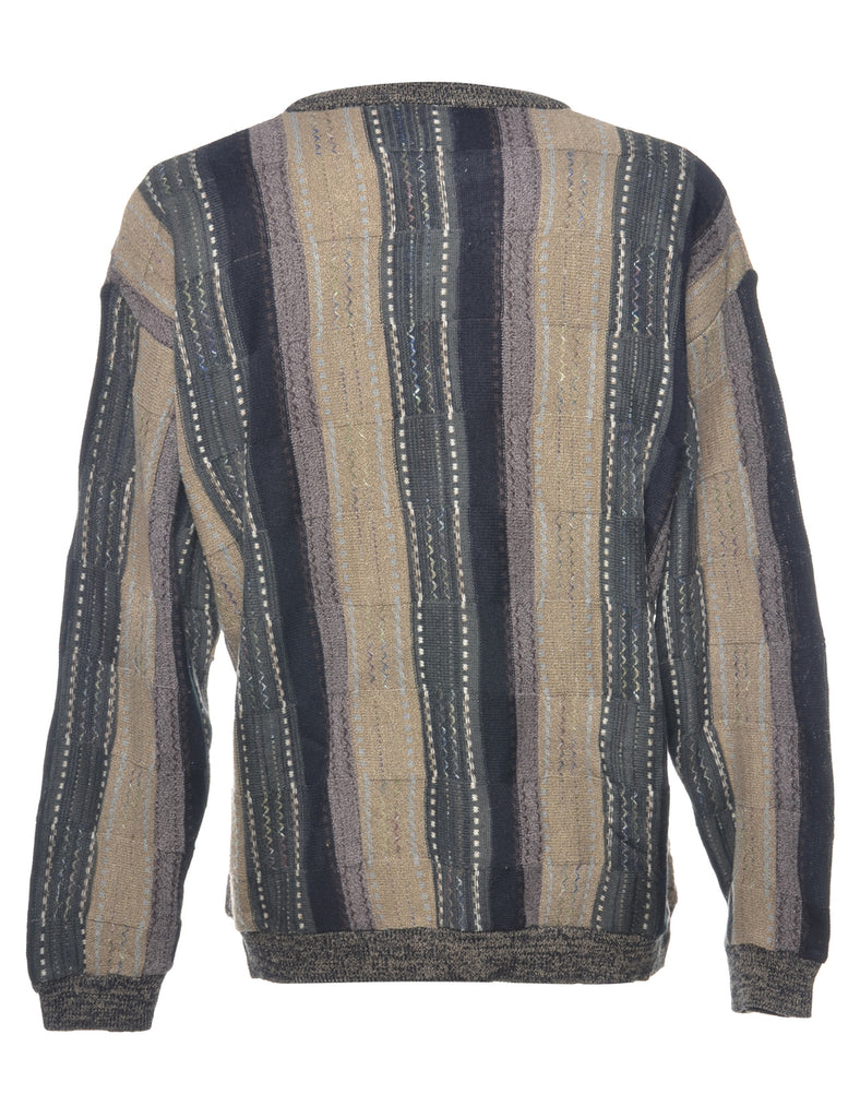 Patterned Jantzen Jumper - L