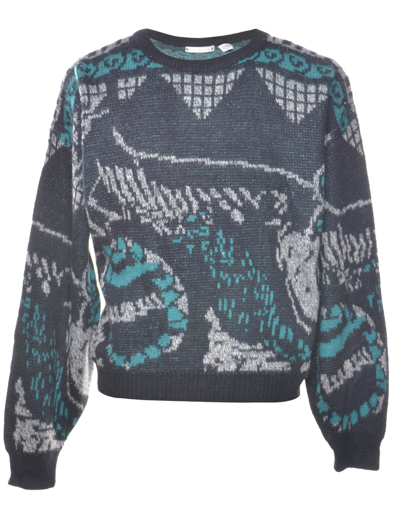 Patterned Jumper - M