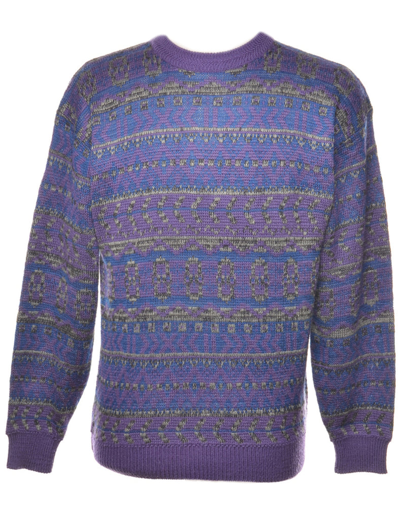 Patterned Jumper - M