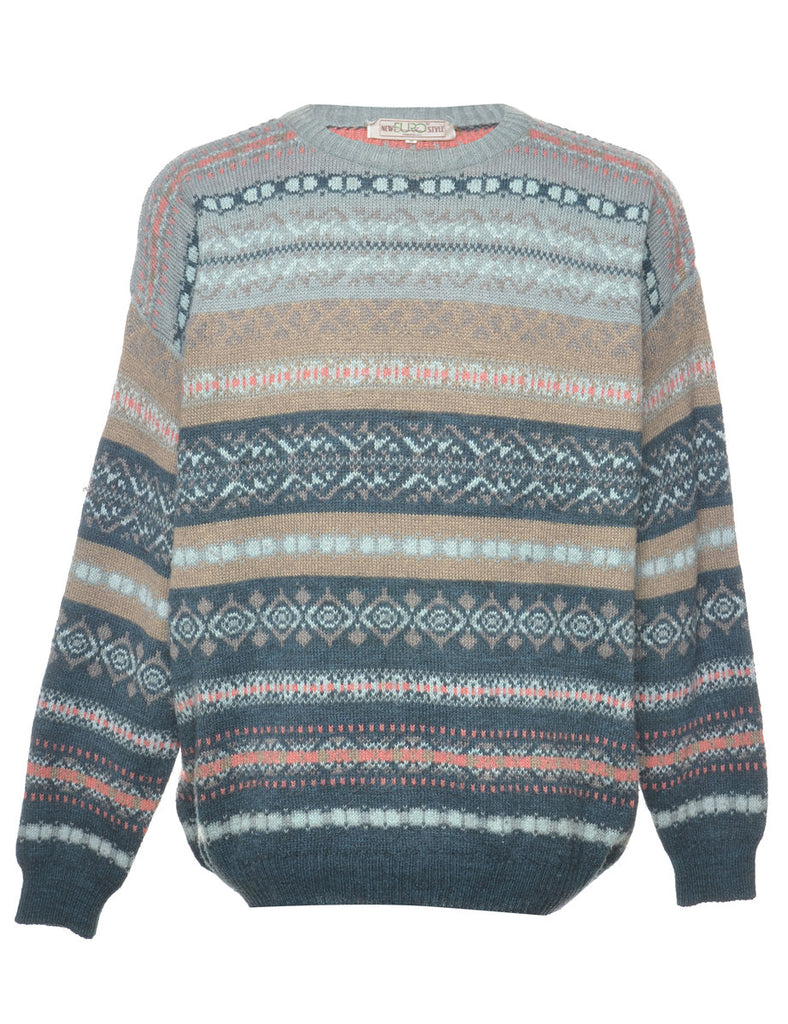 Patterned Jumper - M